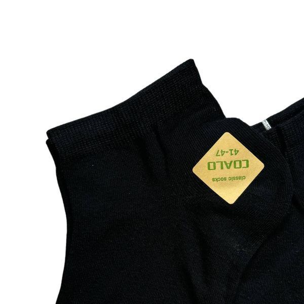 Чоловічі чорні короткі шкарпетки (5 пар) Coalo AX990-2 фото AX990-2